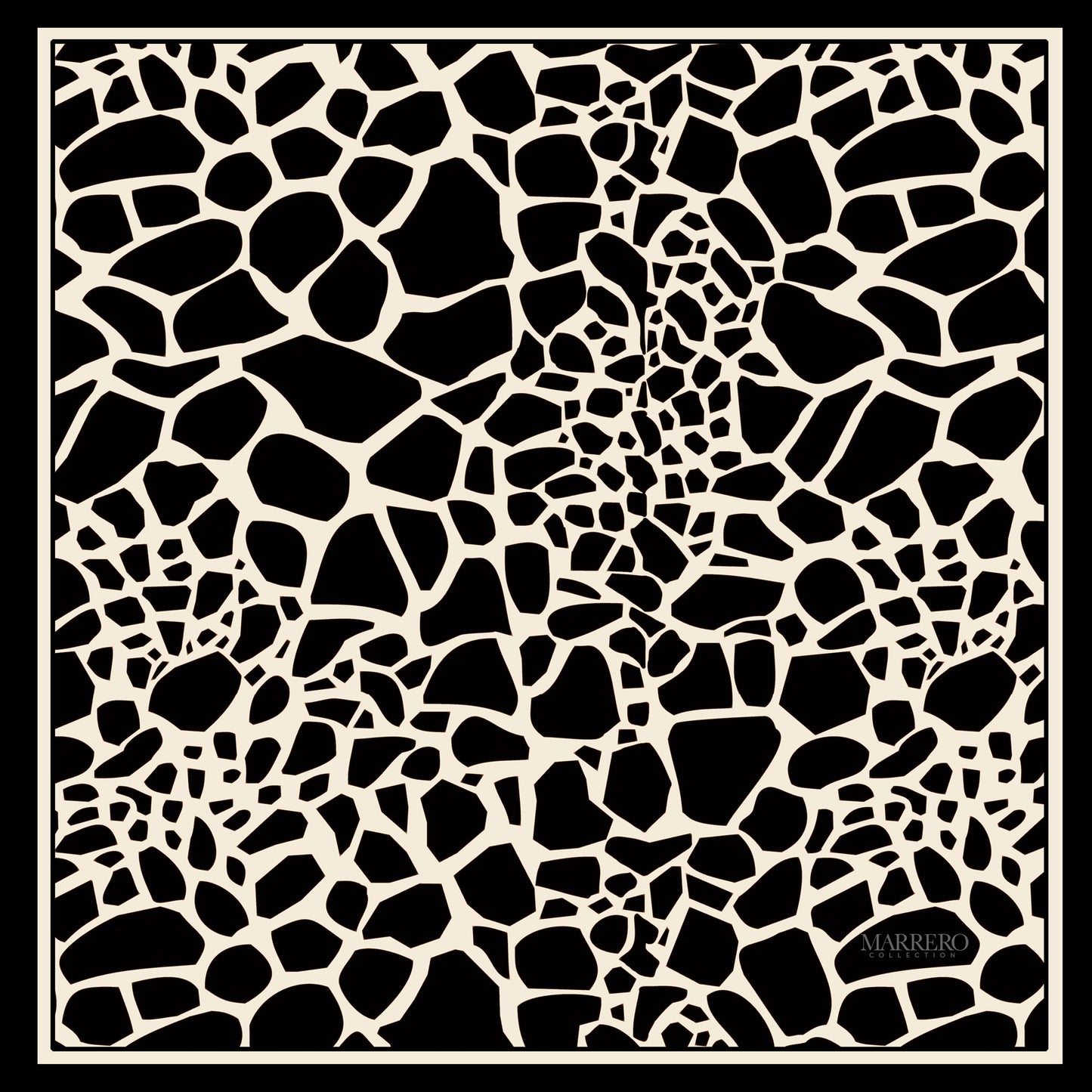 Giraffe Square Silk Scarf