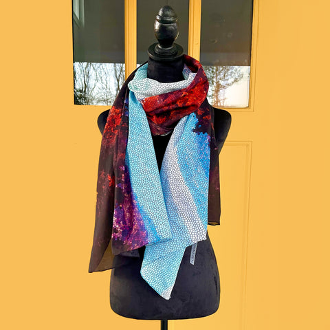 Blue Ridge Mosaic Oblong Scarf