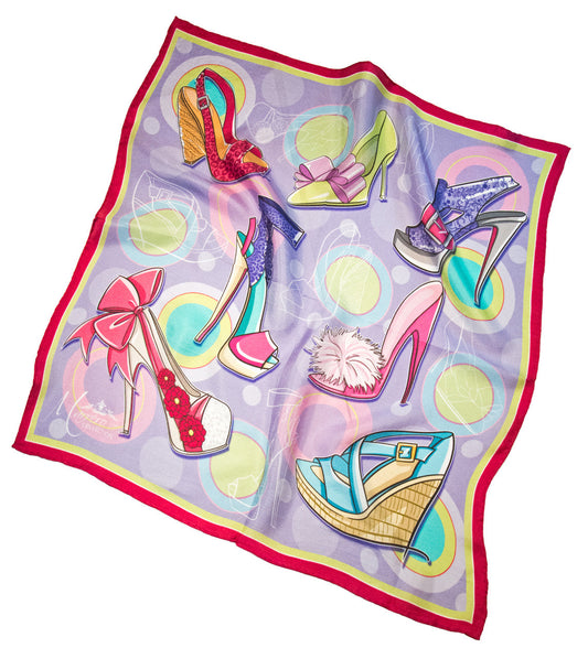 SOLD OUT * “If the Shoe Fits” Silk Scarf