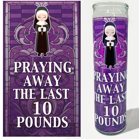 Loose ten pounds Candle
