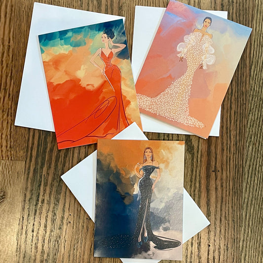 SOLD OUT-Fashion Illustration Cards