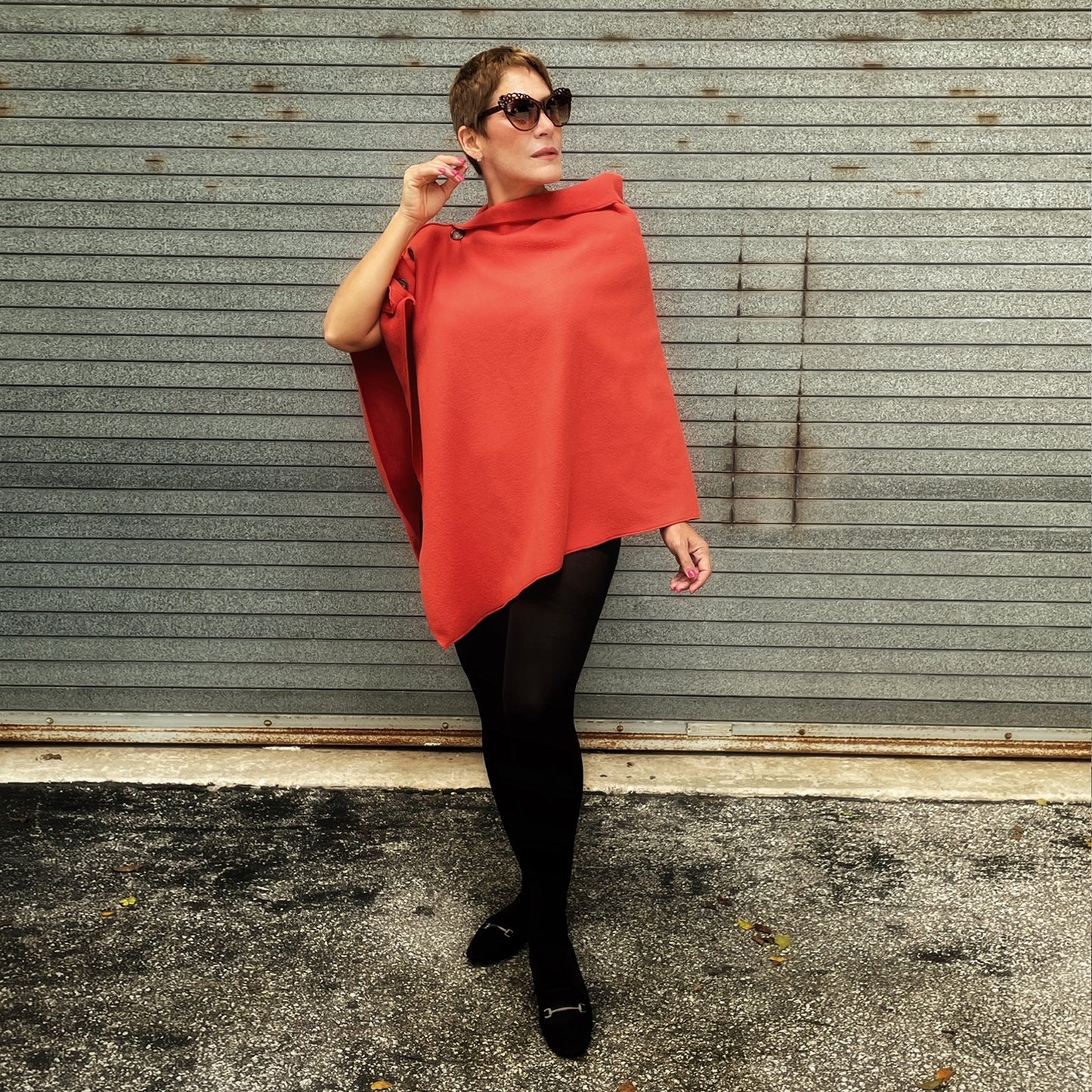 Marrero Poncho - Burnt Orange