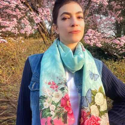 Spirit of Spring Oblong Scarf